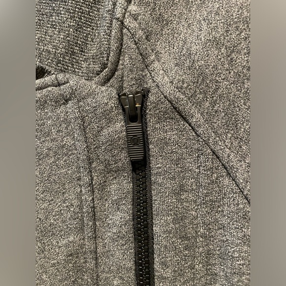 Lululemon Back To It Wrap Heathered Speckled Charcoal Black Jacket Size 4 - Picture 9 of 13